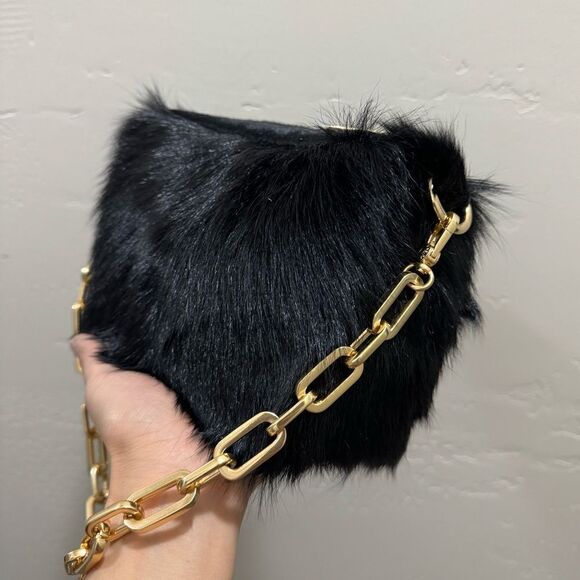 Handmade Genuine Goat Hair-on Hide Purse/Shoulder Bag/ Crossbody - Picture 12 of 16